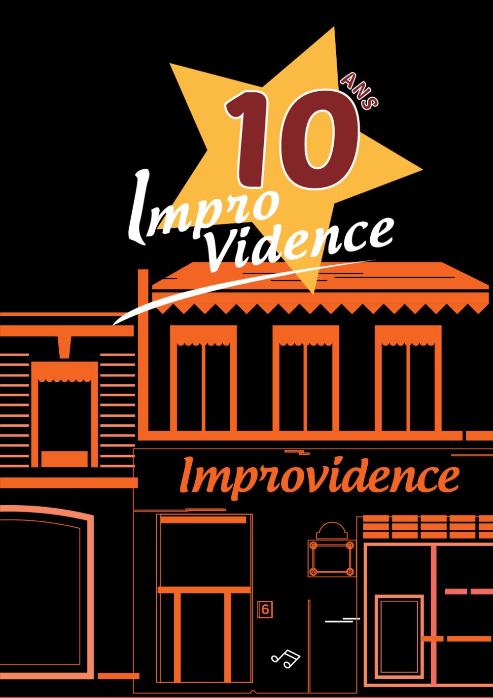 Improvisation Théâtre Improvisation Lyon Theatre Improvisation Bordeaux Promo ANNIVERSAIRE - LES 10 ANS DE L'IMPROVIDENCE